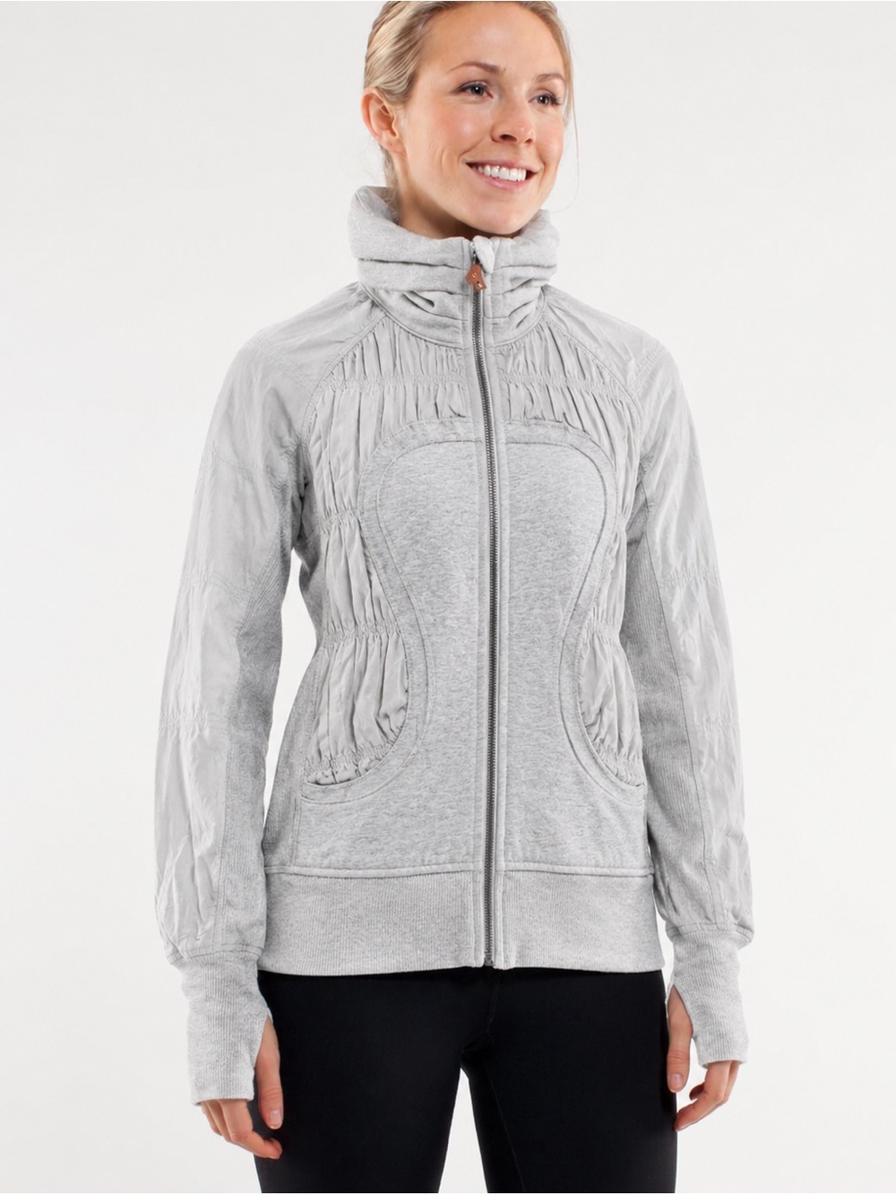 Vintage Lululemon Special Edition Ruched Scuba Hoodie Size 8
